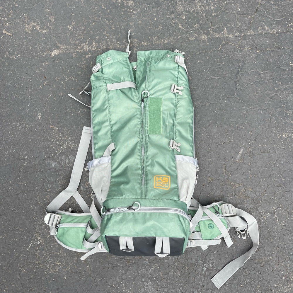 Green and Gray K9 sport sack Backpack